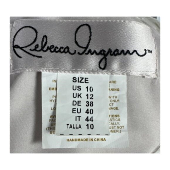 Rebecca Ingram 22RT538B01 Sz 10 Wedding Dress NWT - Picture 14 of 16